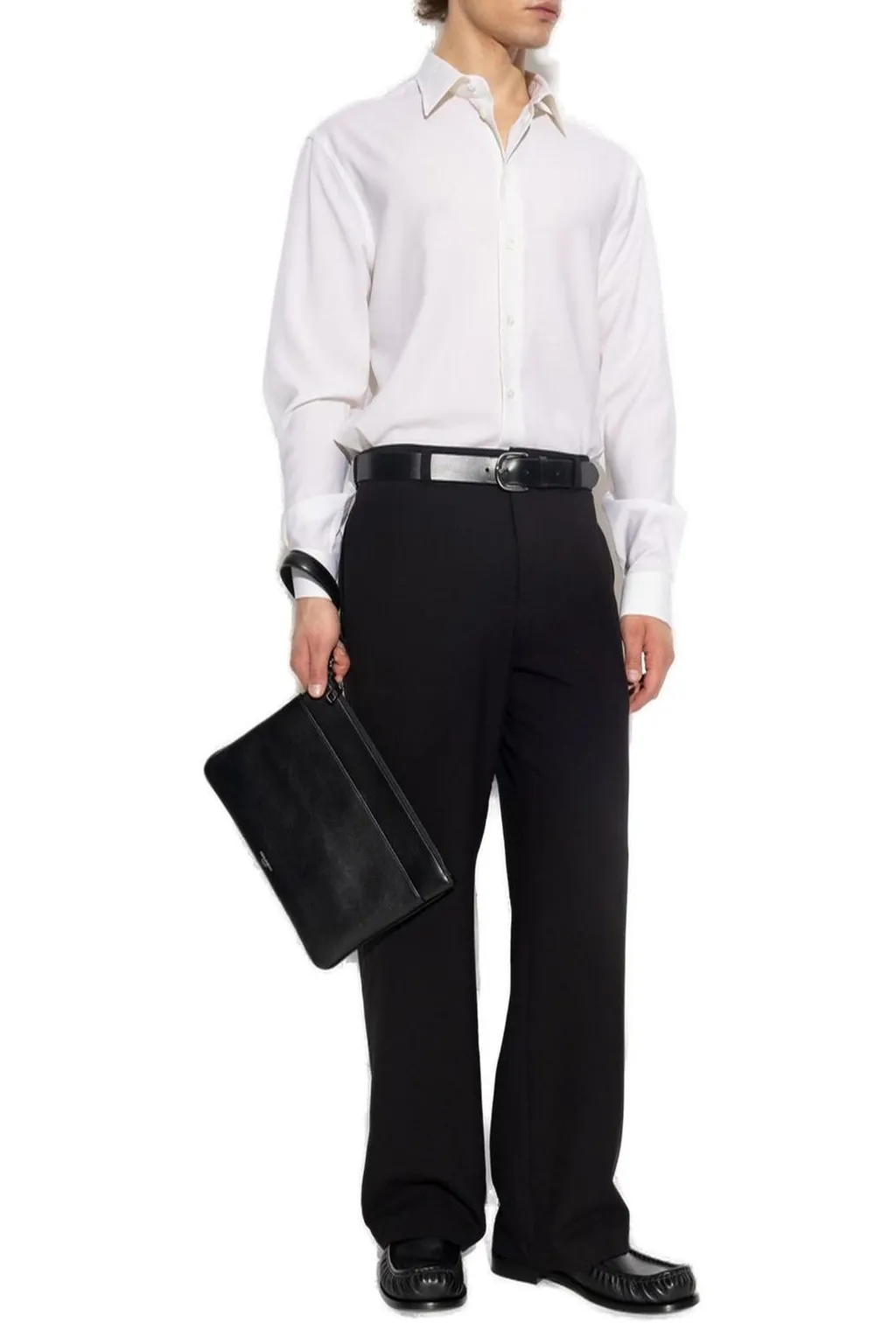 Emporio Armani Long-Sleeved Button-Up Shirt