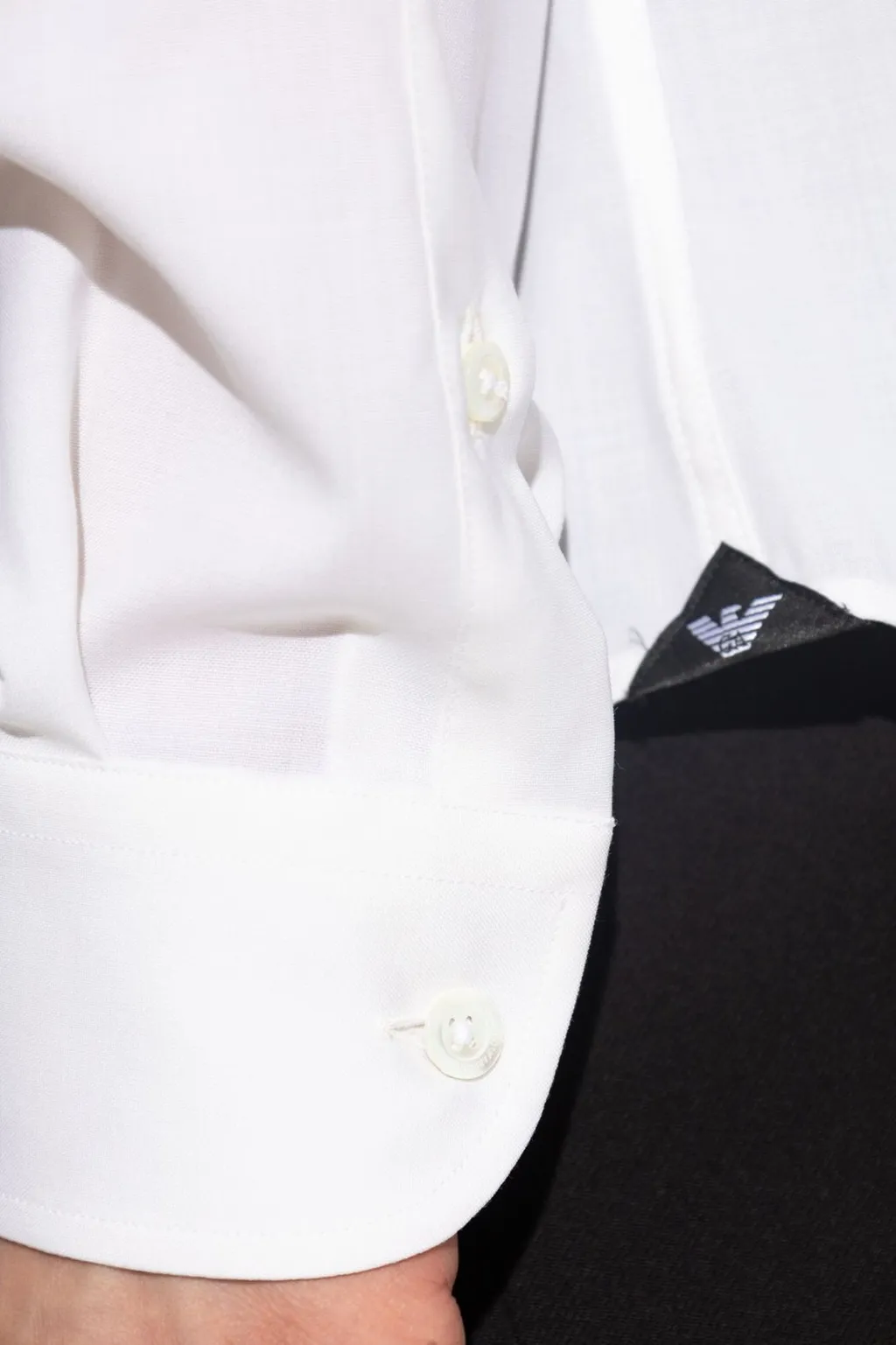 Emporio Armani Long-Sleeved Button-Up Shirt