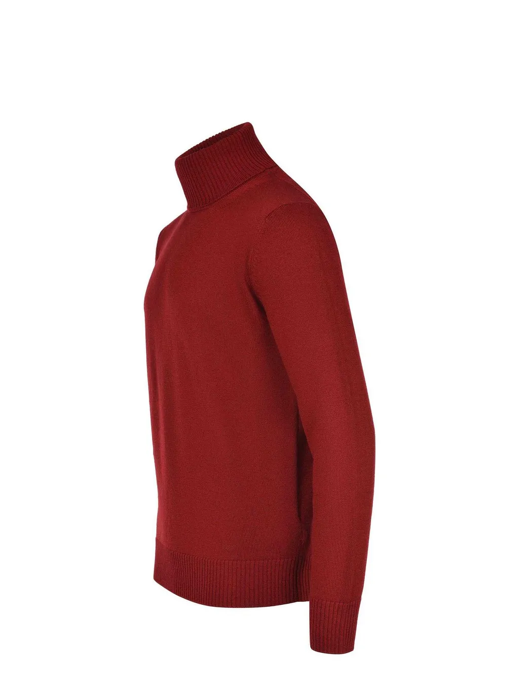 Emporio Armani Ribbed High Neck Knitwear