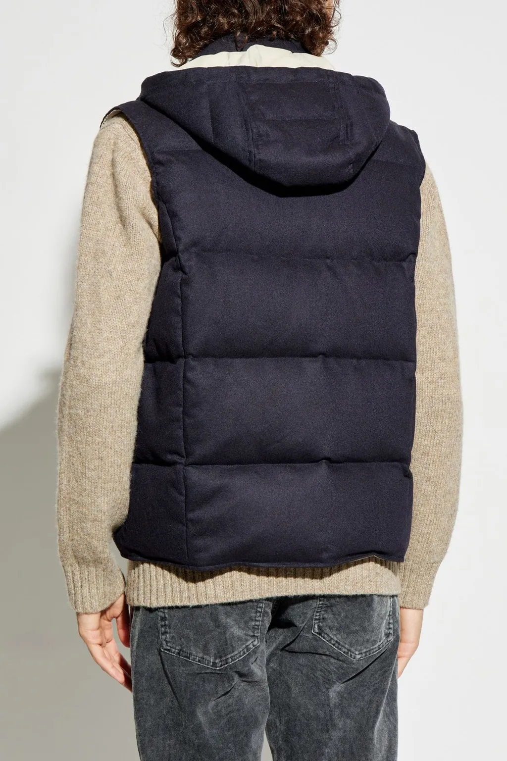 Eleventy Quilted Hooded Vest