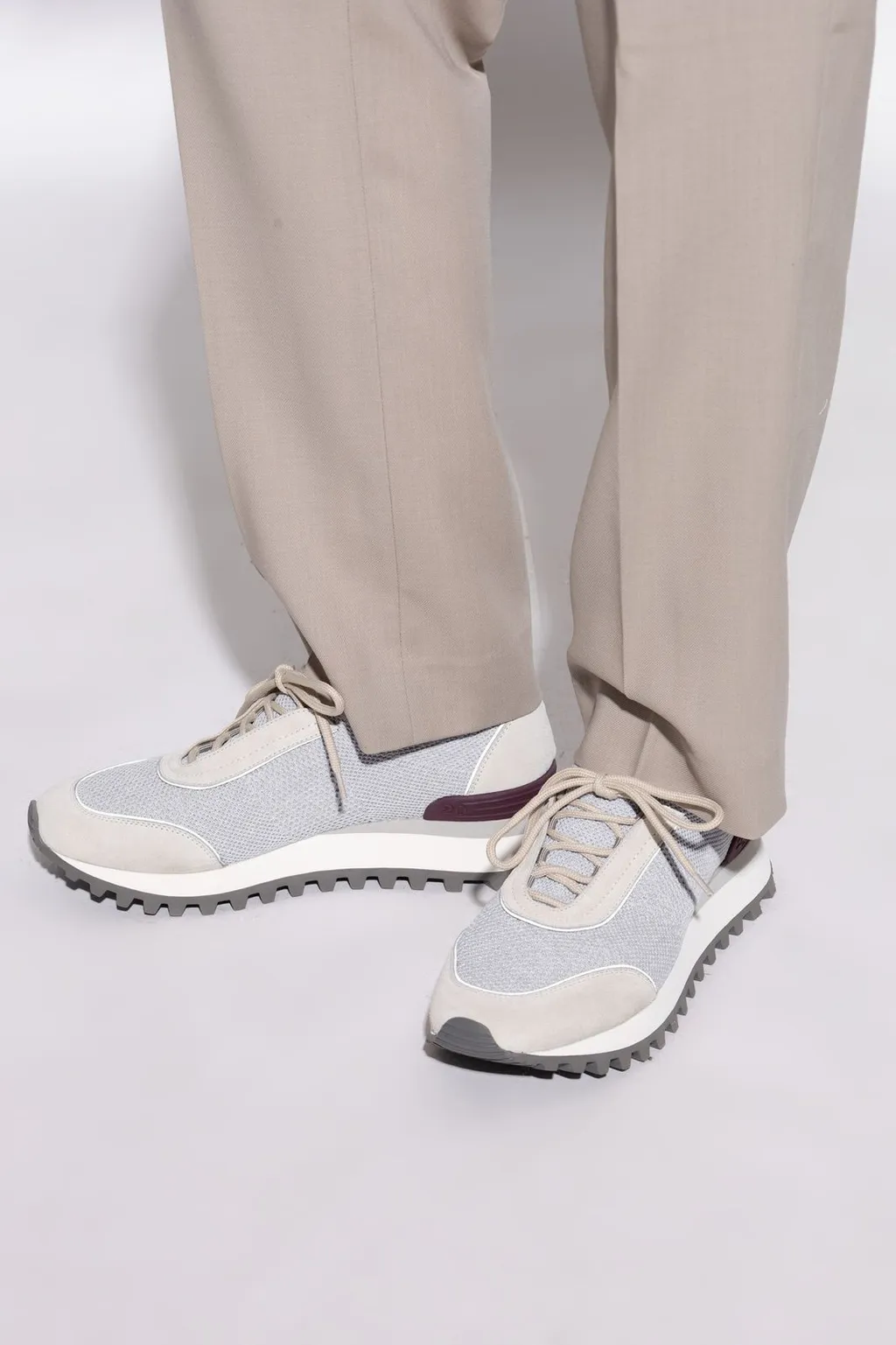 Eleventy Logo-Embellished Sneakers