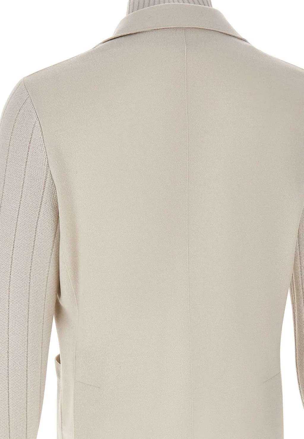Eleventy Ribbed Knit Blazer Jacket