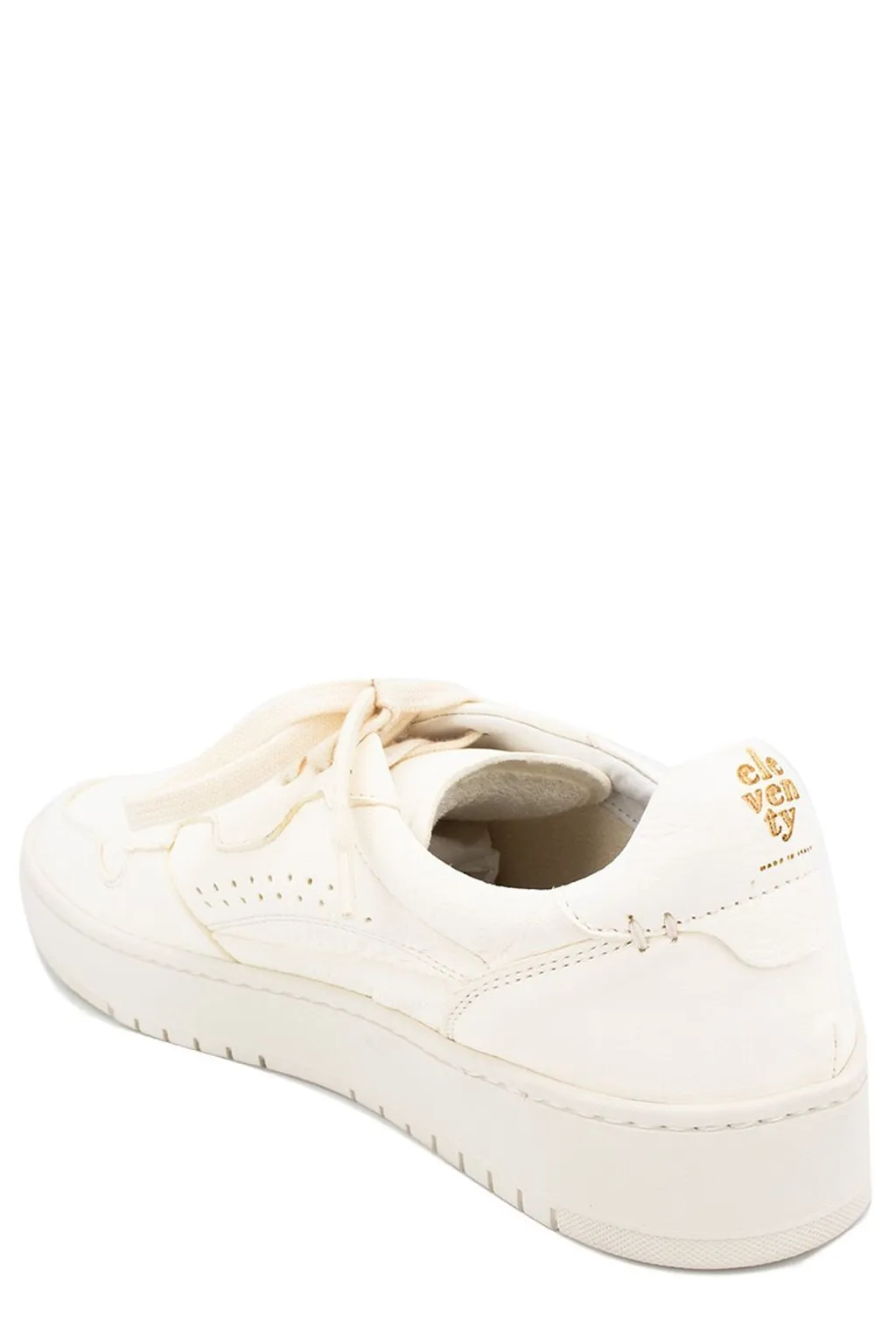 Eleventy Perforated Detailed Sneakers