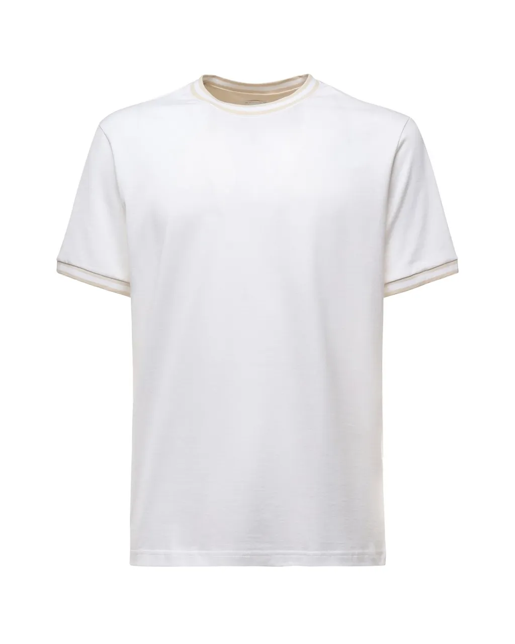 Eleventy Contrast Trim T-Shirt