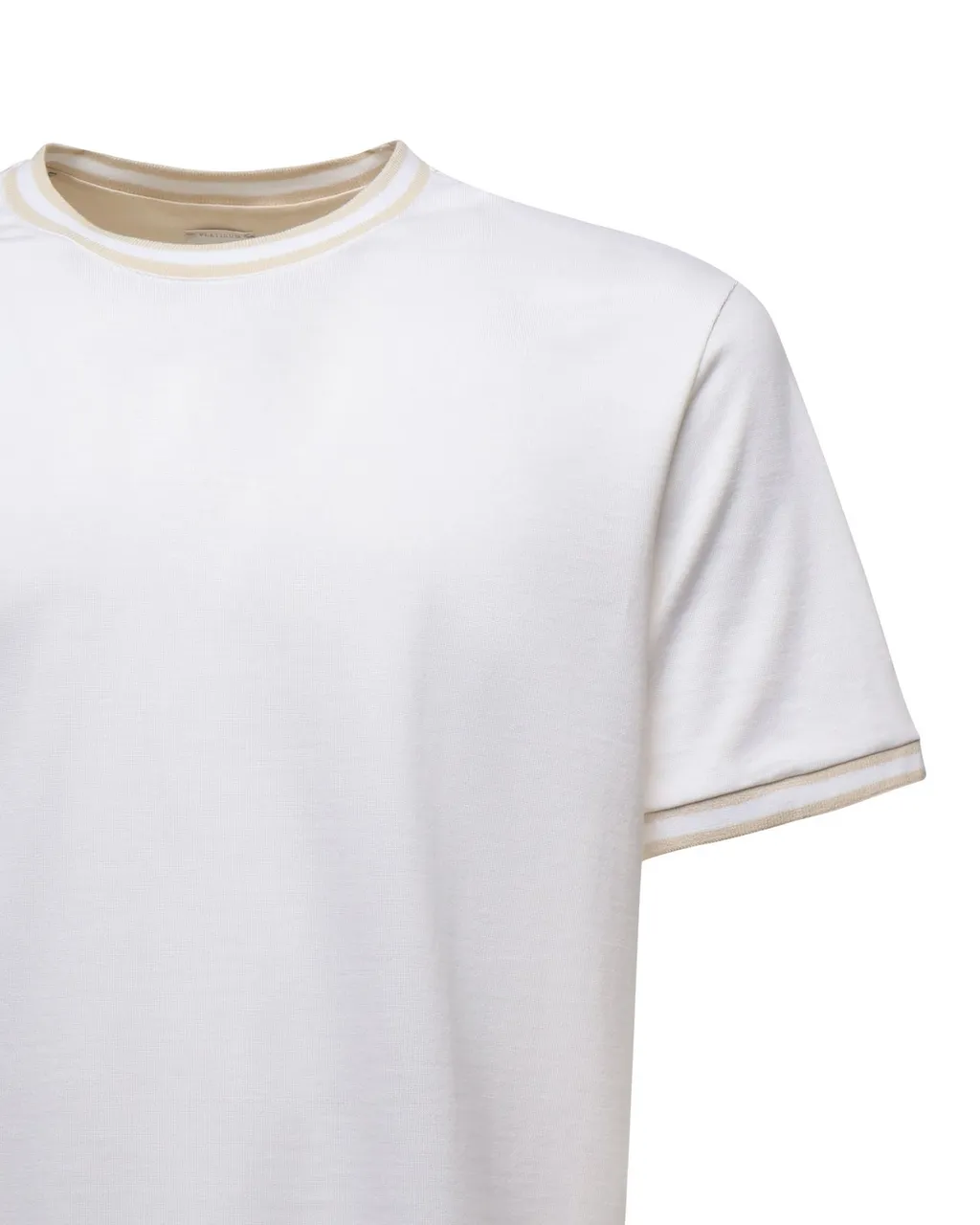 Eleventy Contrast Trim T-Shirt