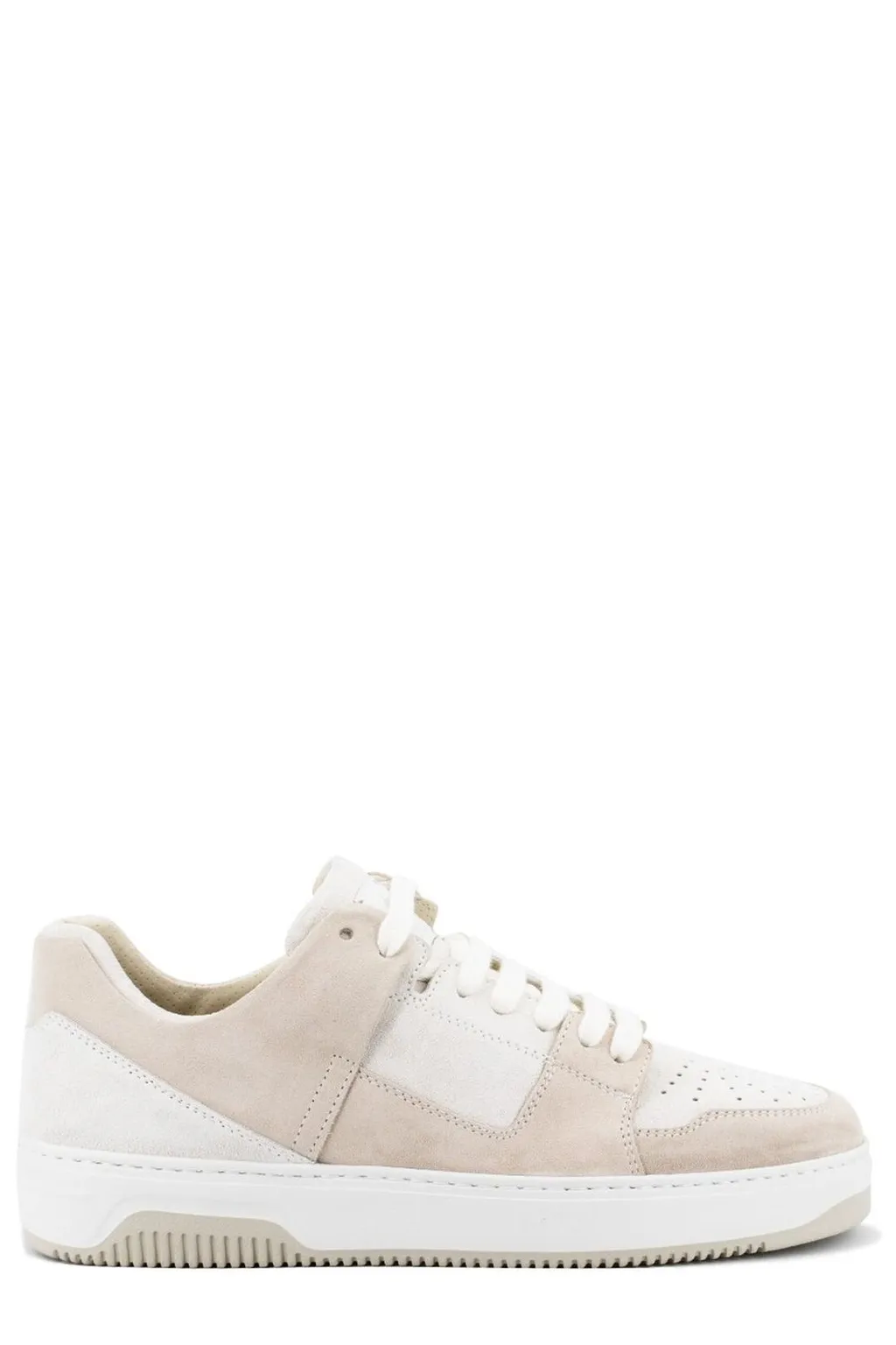 Eleventy Logo Patch Low Up Sneakers