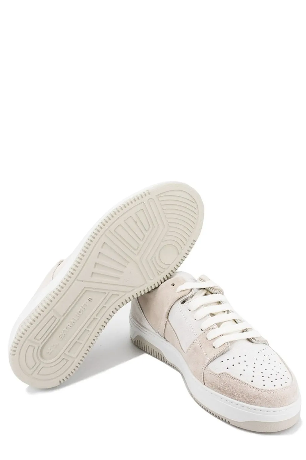 Eleventy Logo Patch Low Up Sneakers