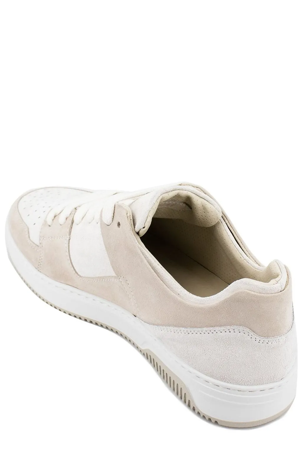 Eleventy Logo Patch Low Up Sneakers