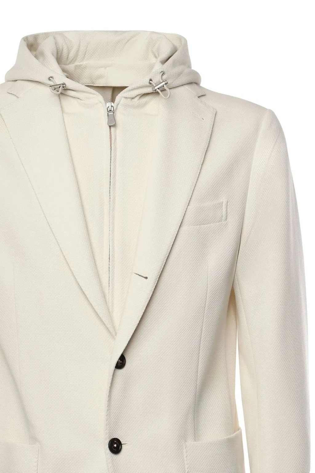 Eleventy Hooded Blazer Jacket