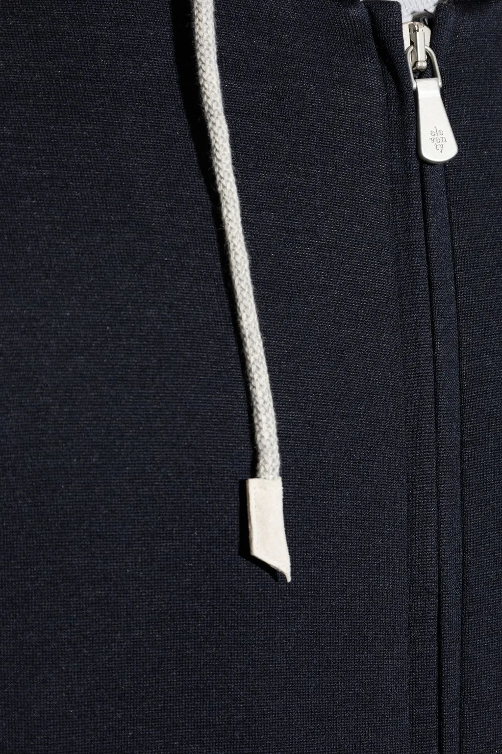 Eleventy Classic Zip-Up Hoodie Sweater