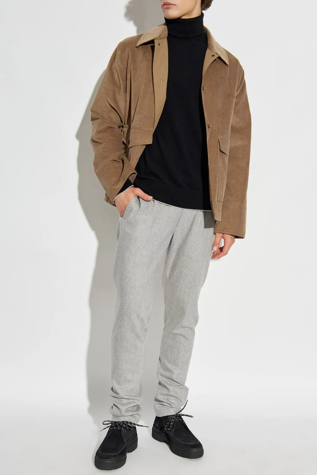 Eleventy Turtleneck Knit Top