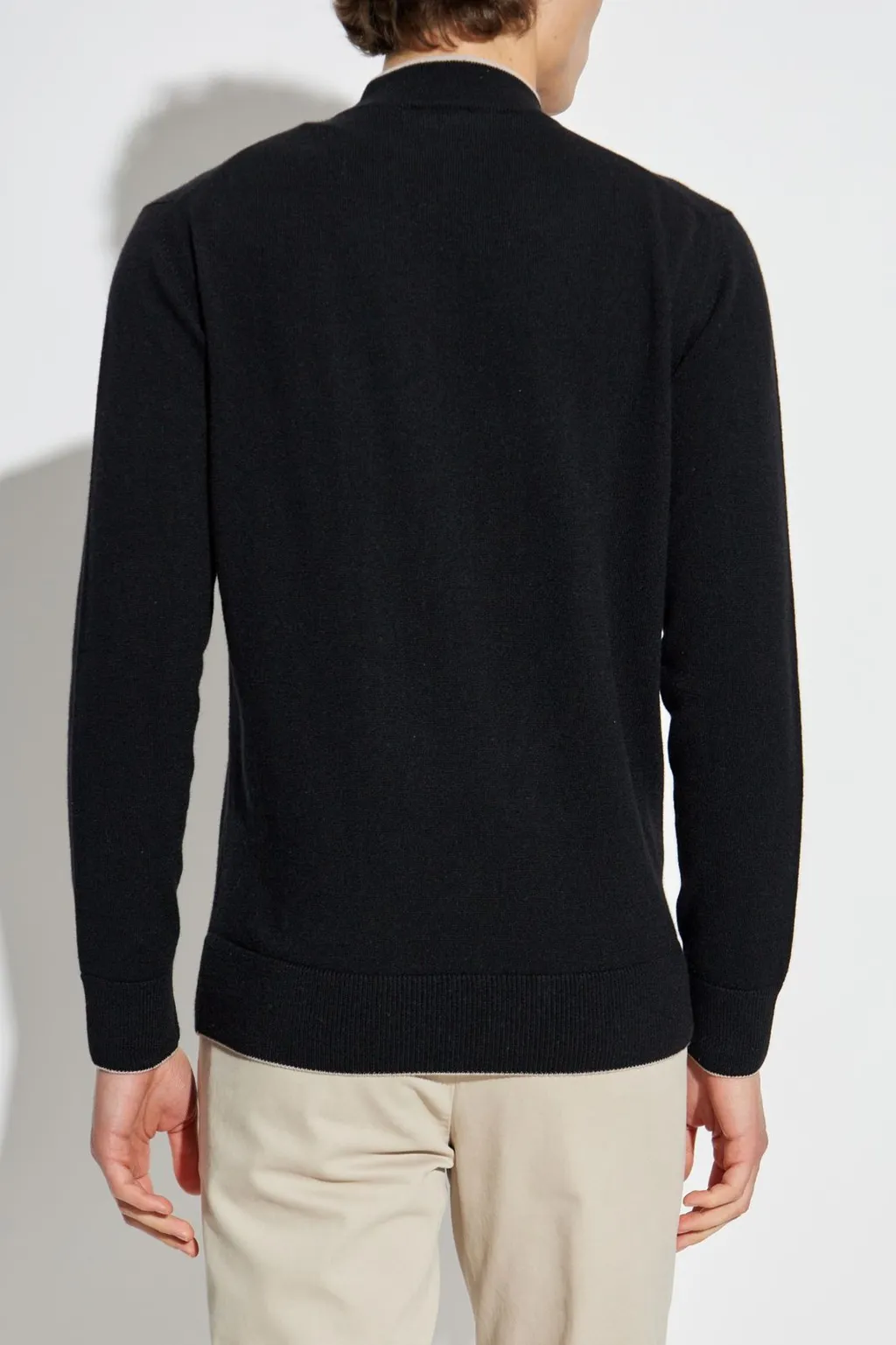 Eleventy Mock Neck Knit Sweater