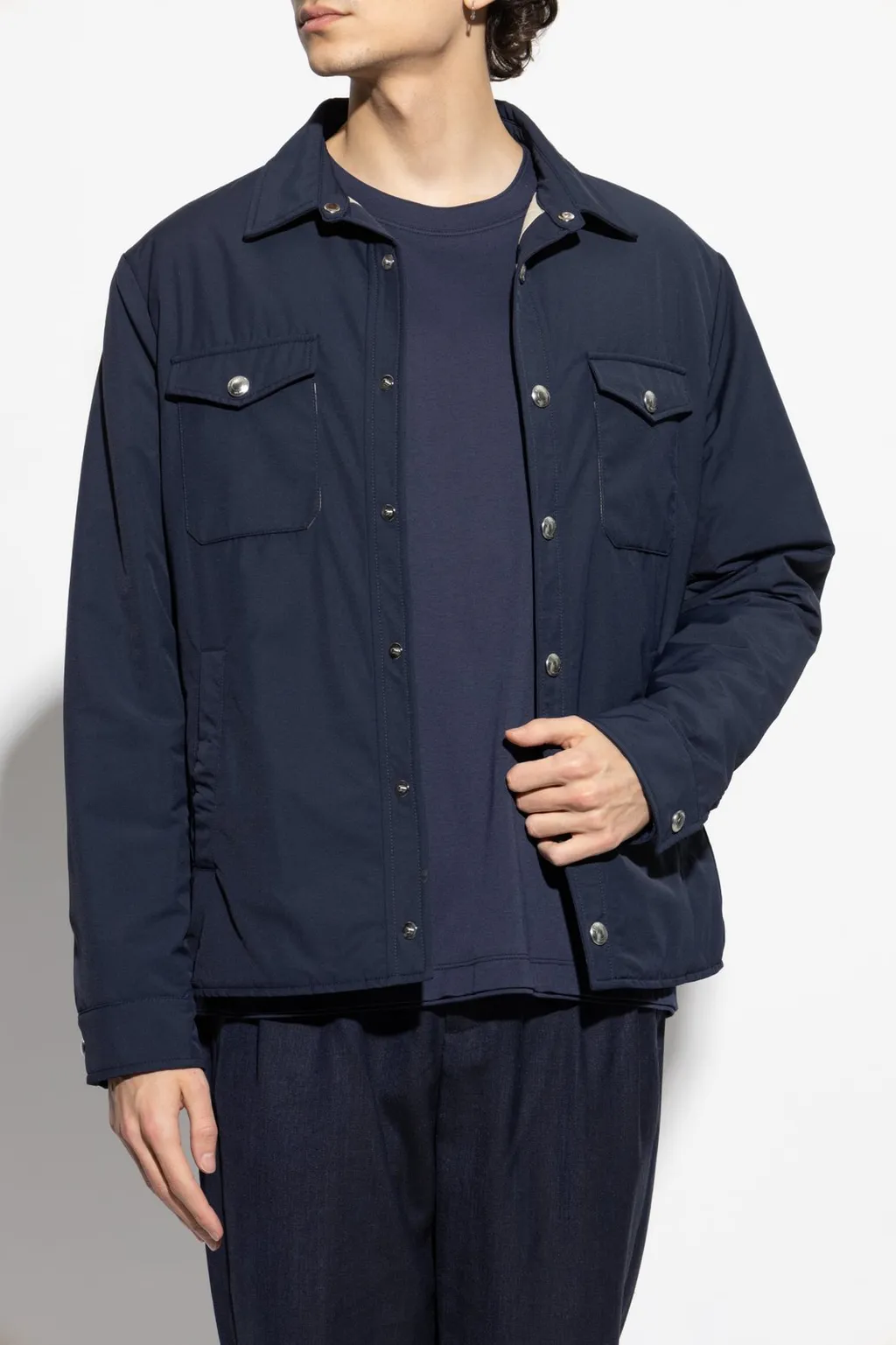 Eleventy Classic Button-Up Jacket