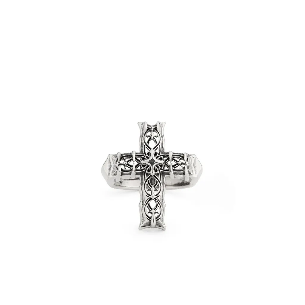 Emanuele Bicocchi Reissue Large Notre-Dame Cross Ring