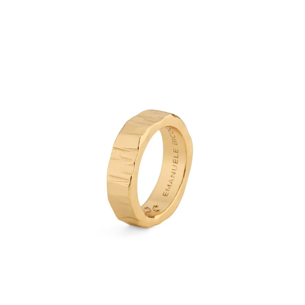 Emanuele Bicocchi Hammered Band Ring