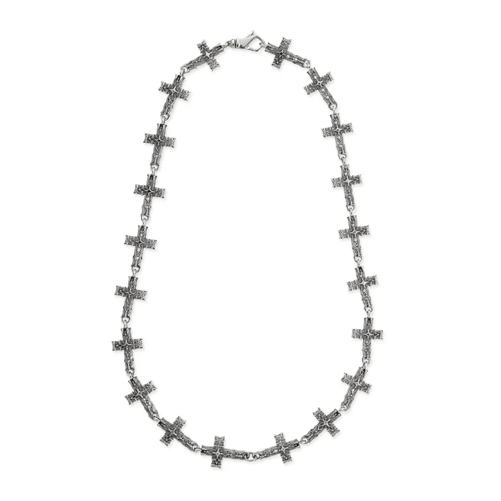 Emanuele Bicocchi Multi Notre Dame Cross Necklace