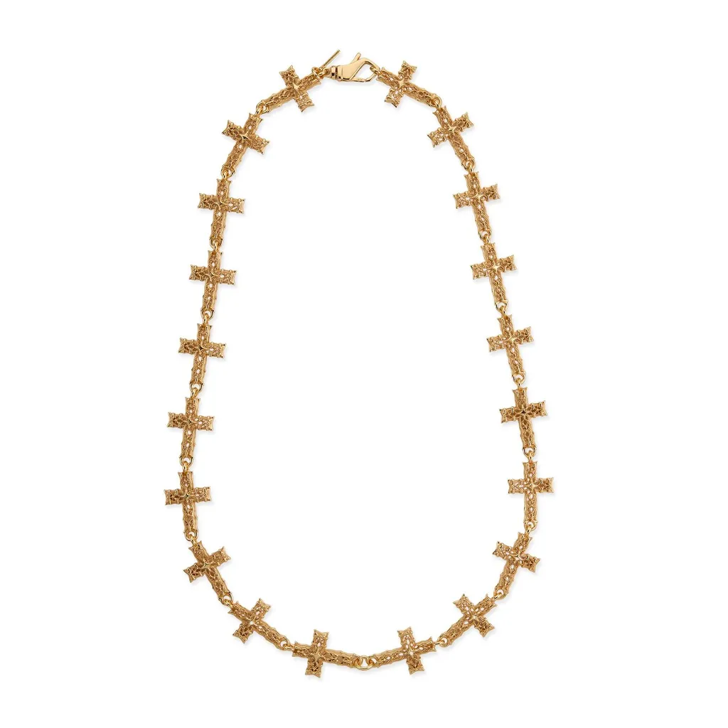 Emanuele Bicocchi Multi Notre Dame Cross Necklace