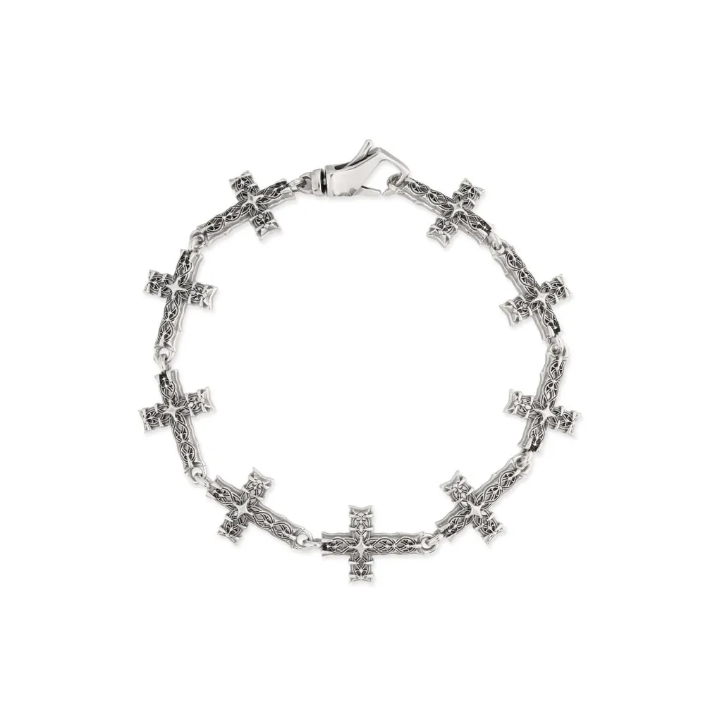 Emanuele Bicocchi Multi Notre Dame Cross Bracelet