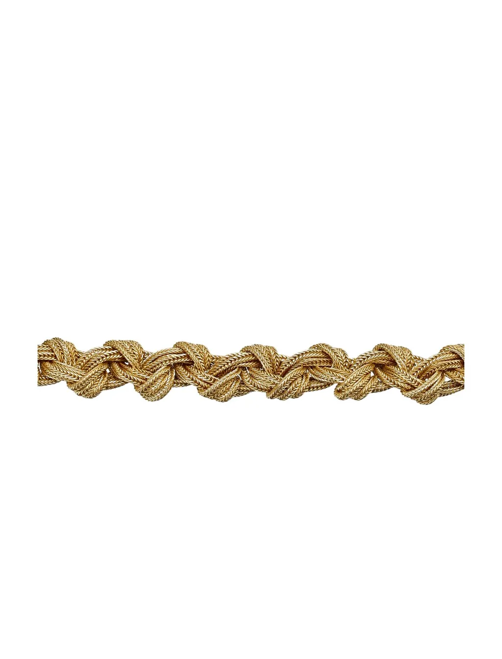 Emanuele Bicocchi Large Braided Knot Necklace