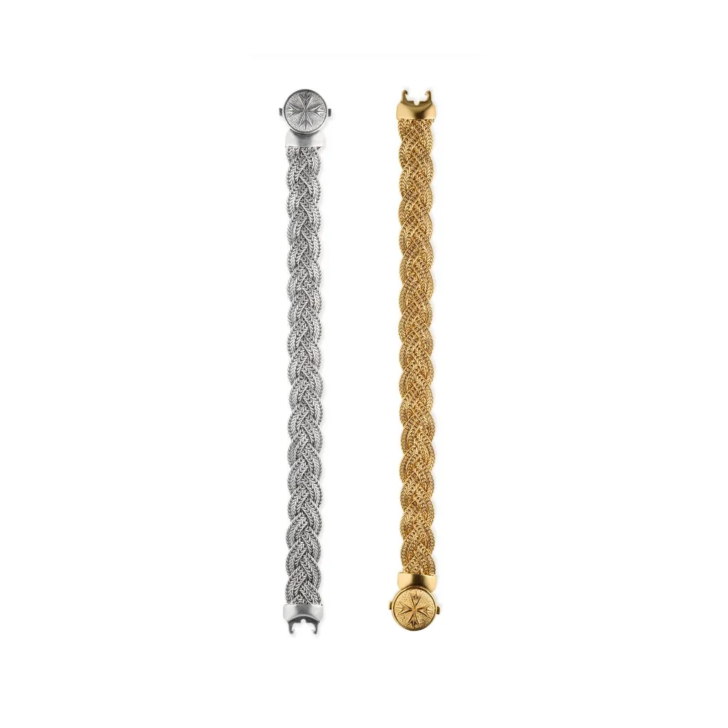 Emanuele Bicocchi Diamond-Cut Flat Braided Choker