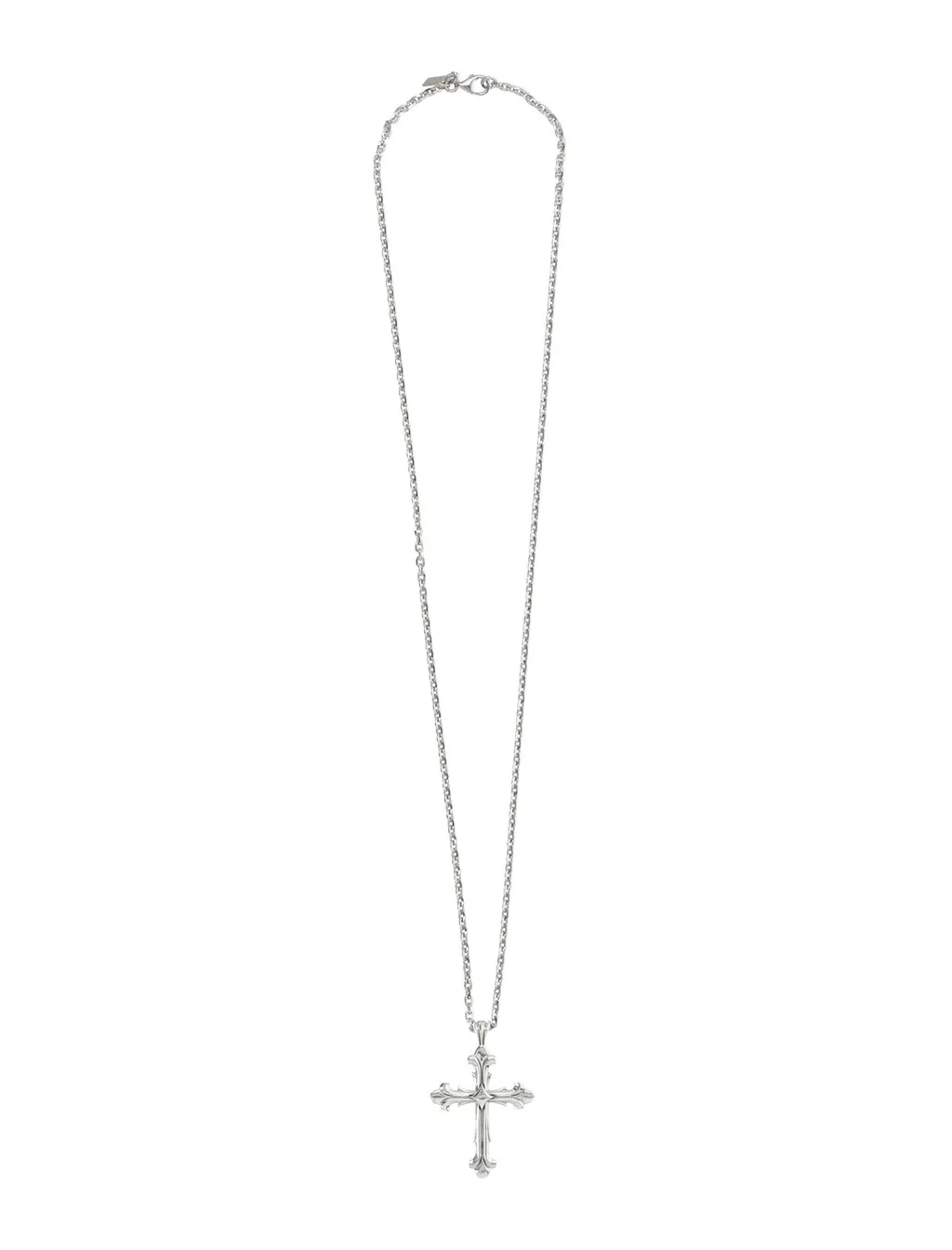 Emanuele Bicocchi Large Fleury Cross Pendant Necklace