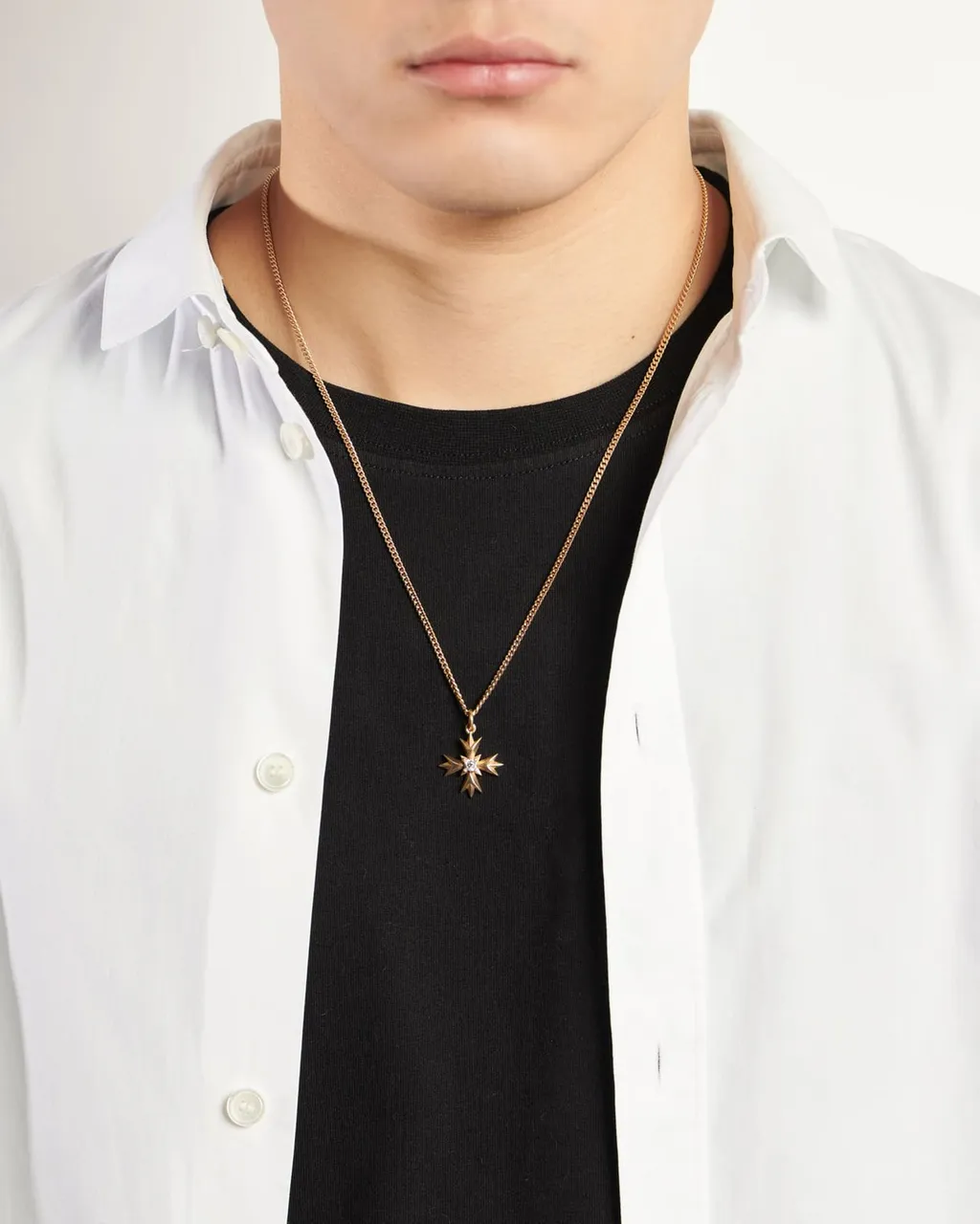 Emanuele Bicocchi Crest + Embellished Necklace