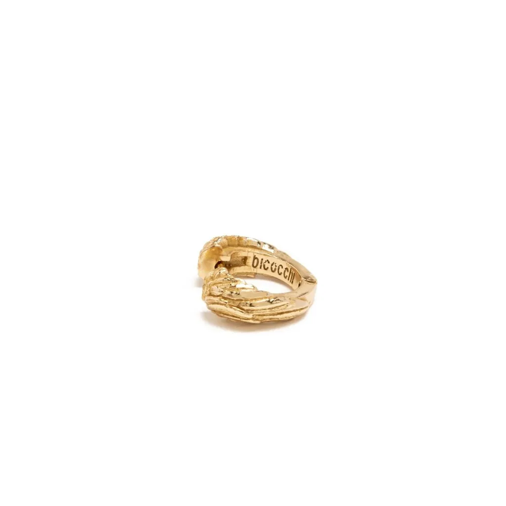 Emanuele Bicocchi Wings Hoop Earring
