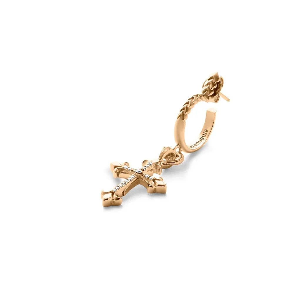 Emanuele Bicocchi Fleury Cross Earring