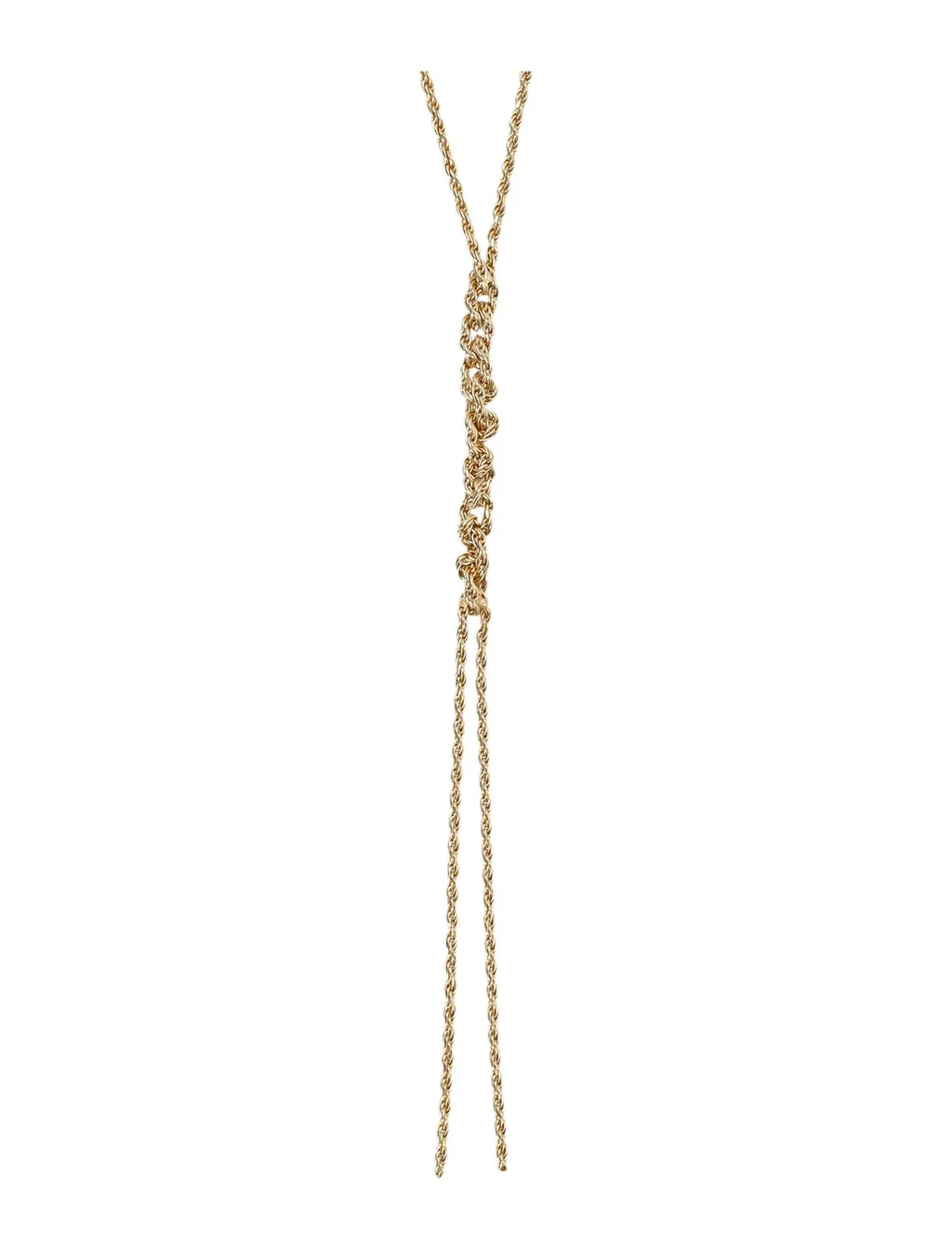 Emanuele Bicocchi Crochet Y-Shaped Necklace