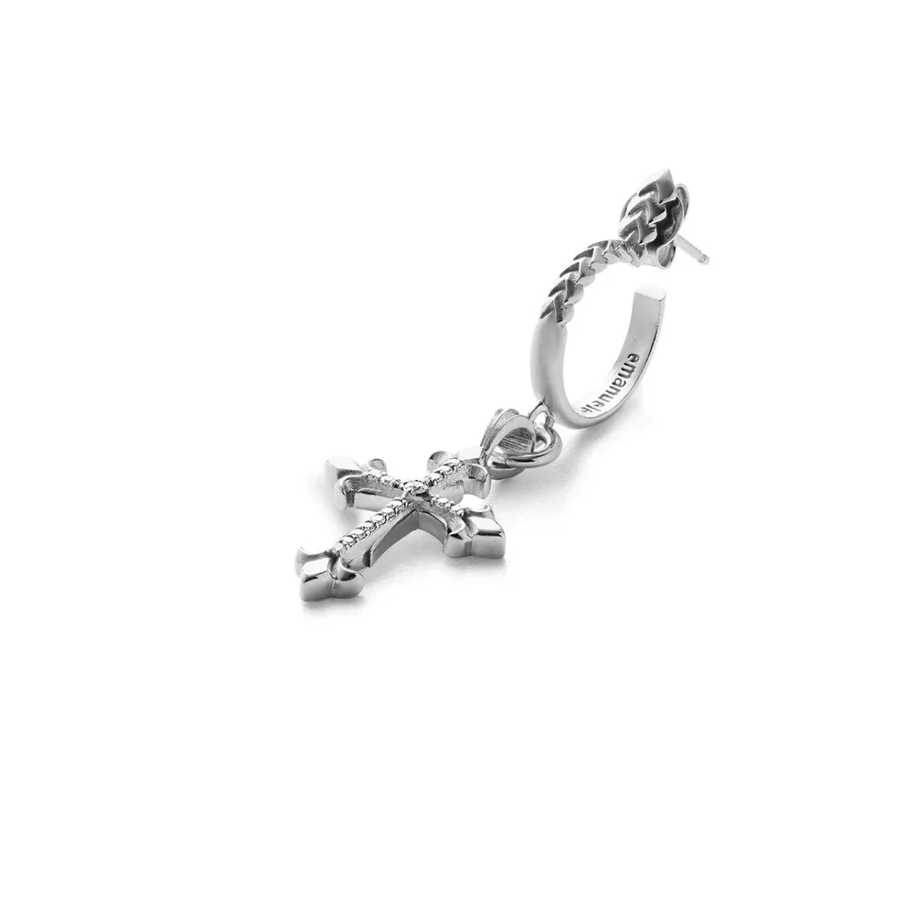 Emanuele Bicocchi Fleury Cross Earring