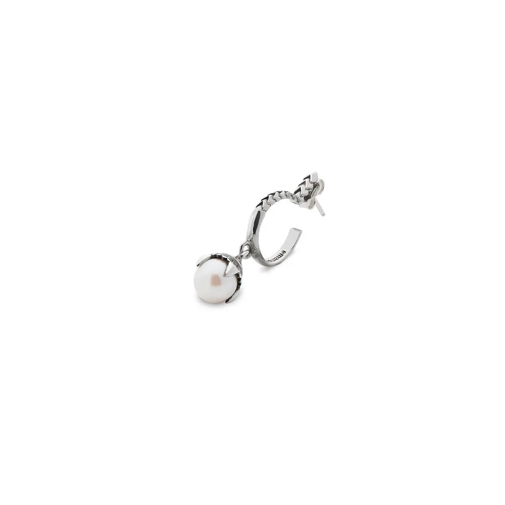 Emanuele Bicocchi Embellished Hoop Earring