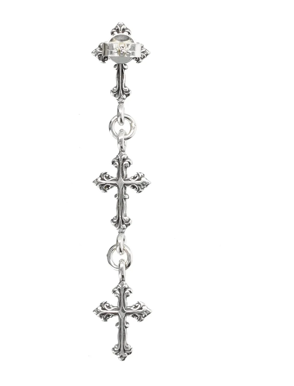 Emanuele Bicocchi Avelli Cross Drop Single Earring