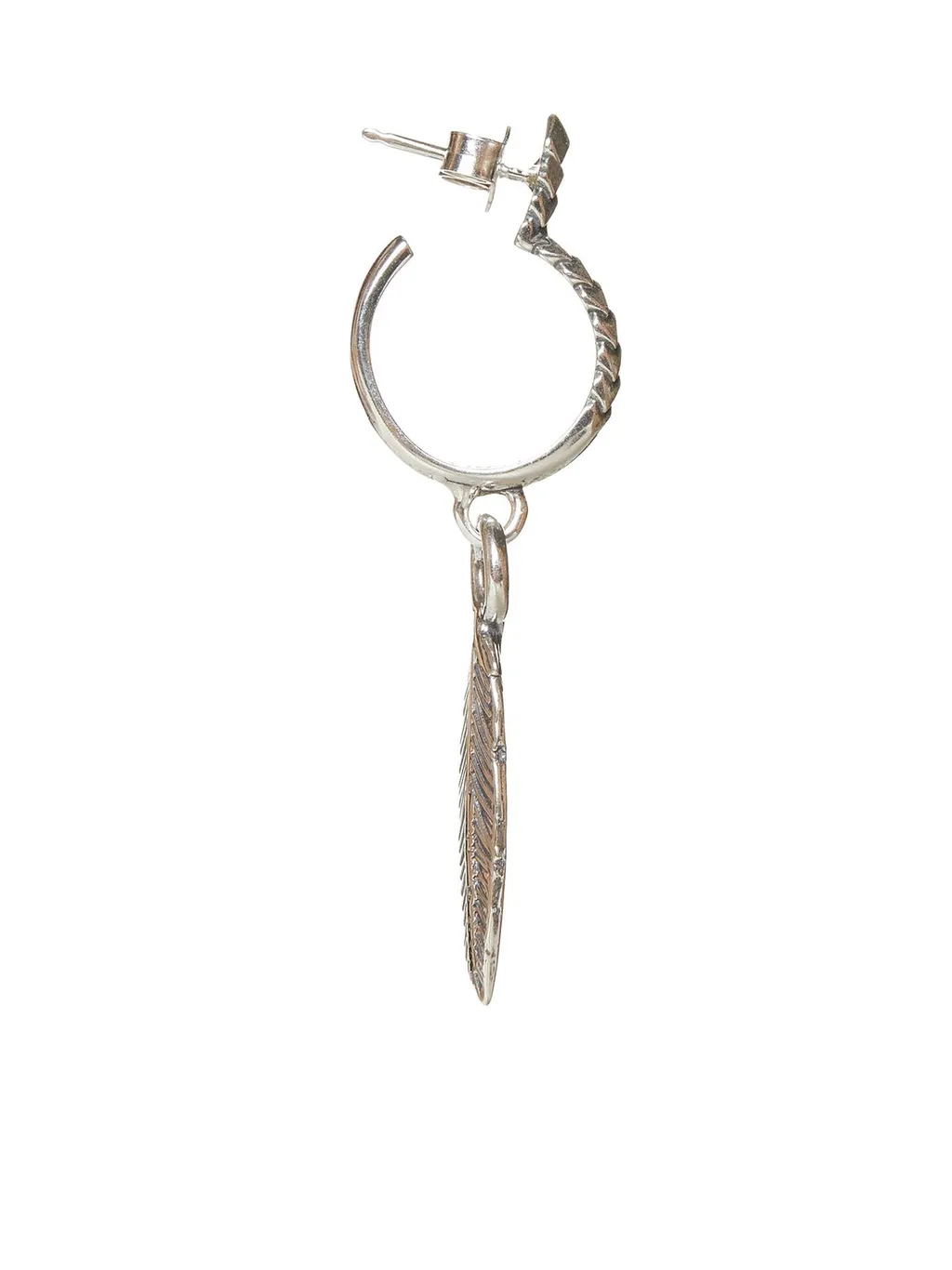 Emanuele Bicocchi Feather Drop Single Earring