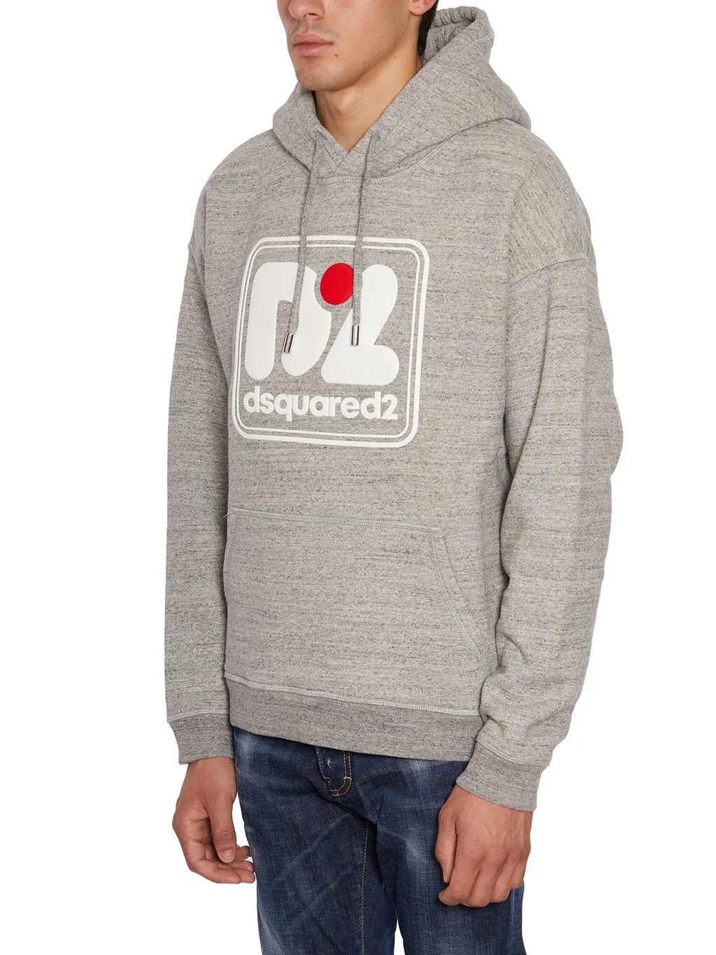 Dsquared2 Logo Printed Drawstring Hoodie