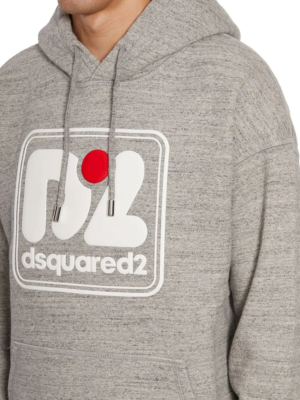 Dsquared2 Logo Printed Drawstring Hoodie