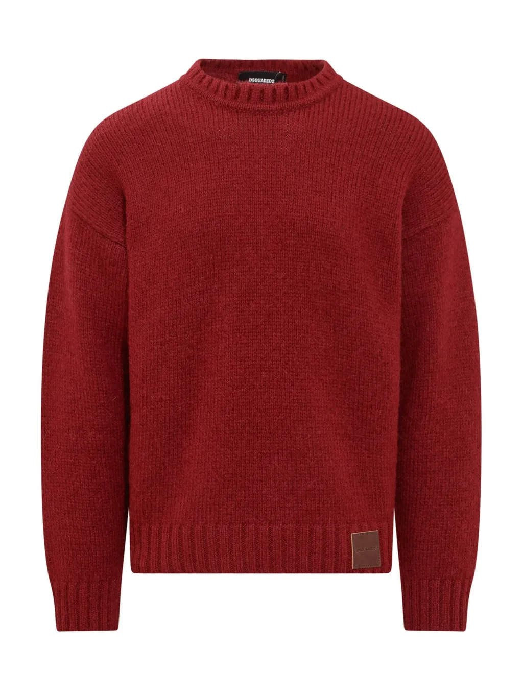 Dsquared2 Logo-Patch Crewneck Jumper