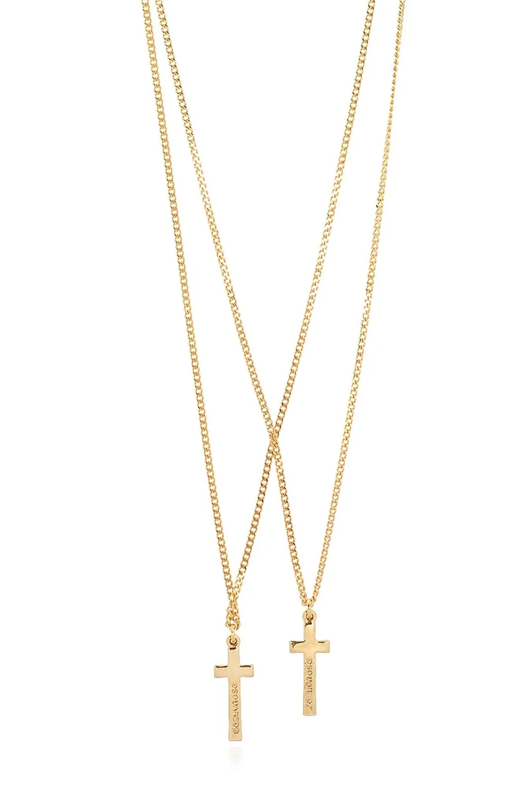 Dsquared2 Double Cross Pendant Necklace