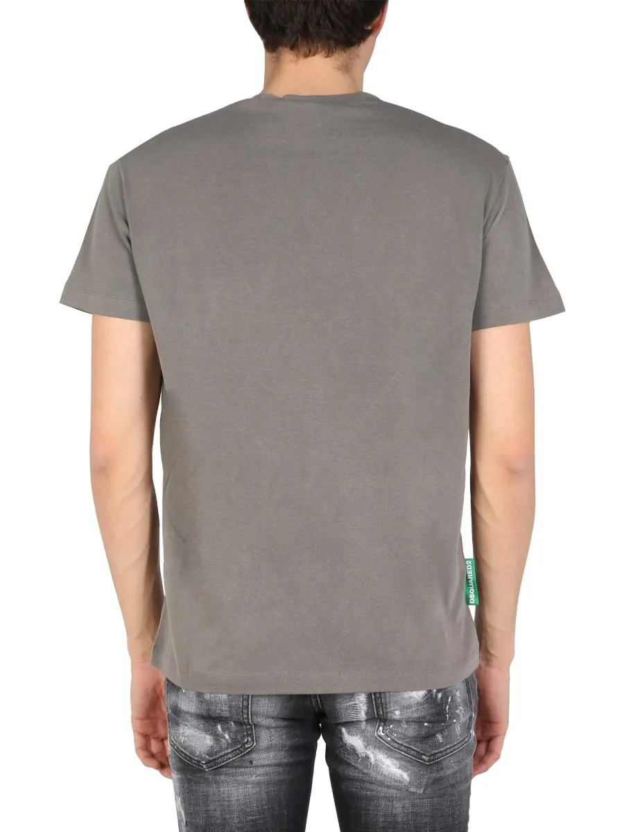 Dsquared2 Slogan Print Crewneck T-Shirt