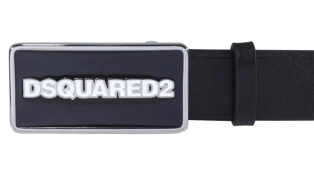 Dsquared2 Logo Plaque Buckle Belt