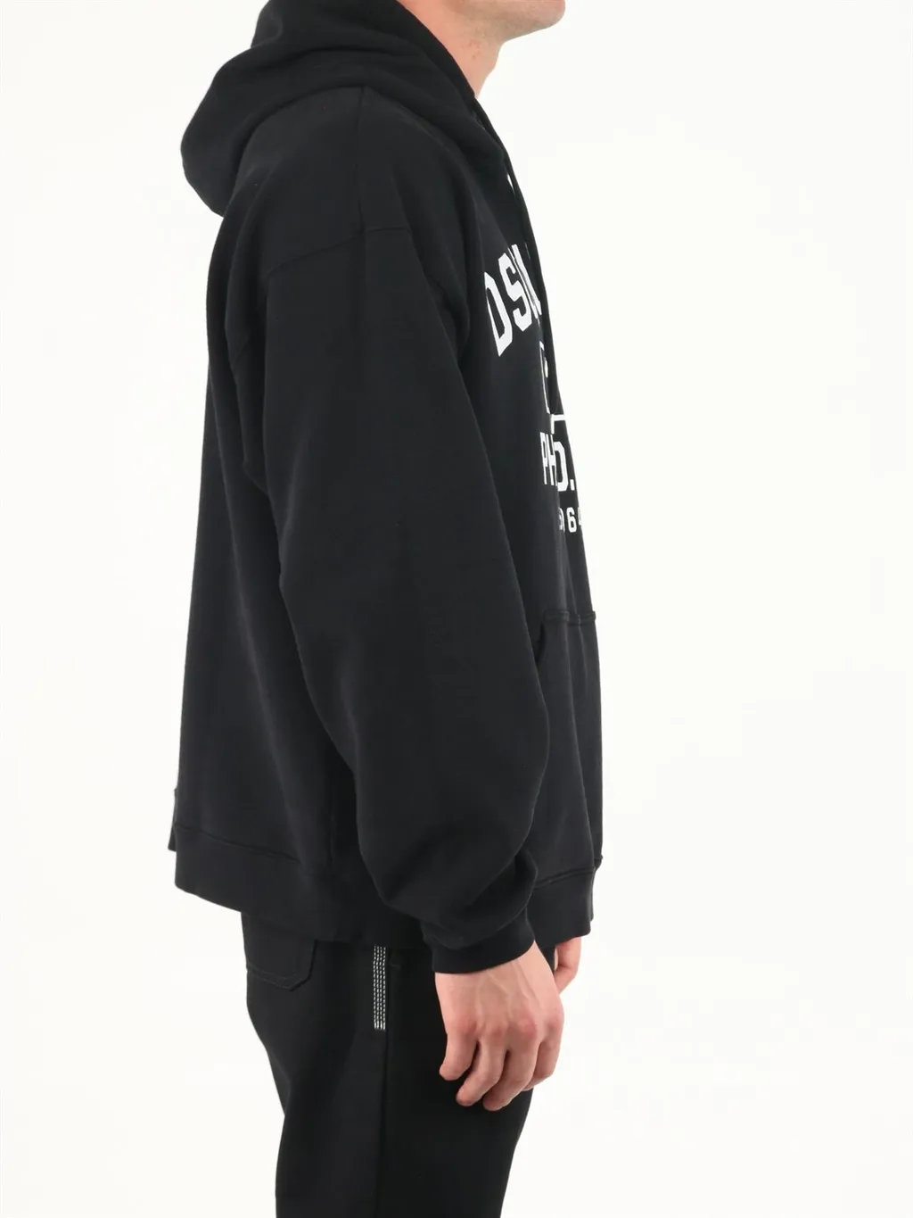 Dsquared2 Logo Print Drawstring Hoodie