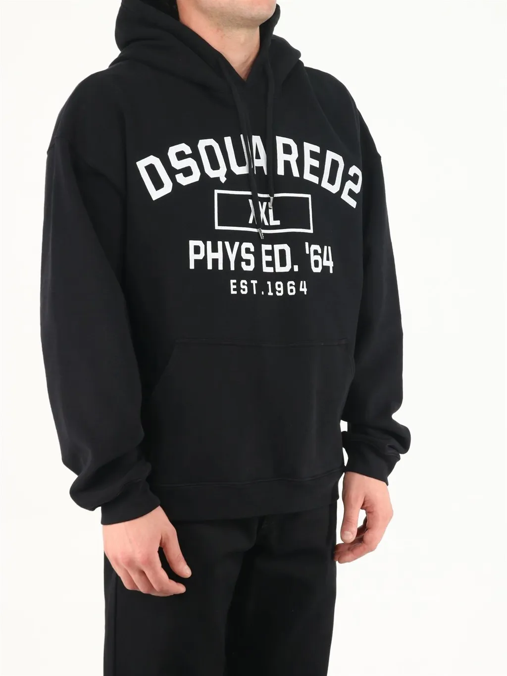 Dsquared2 Logo Print Drawstring Hoodie