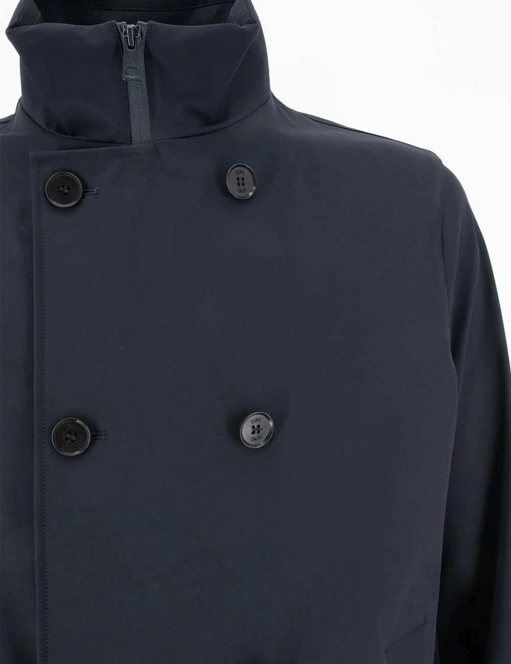 Duno Double-Breasted Stand Collar Jacket