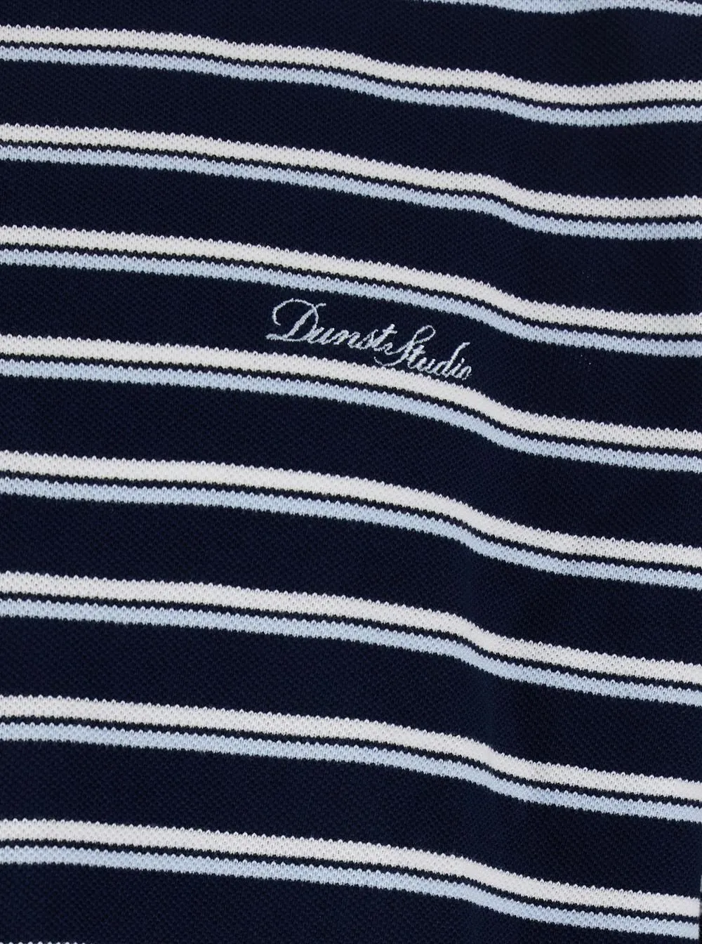 Dunst Striped Collared Polo Shirt