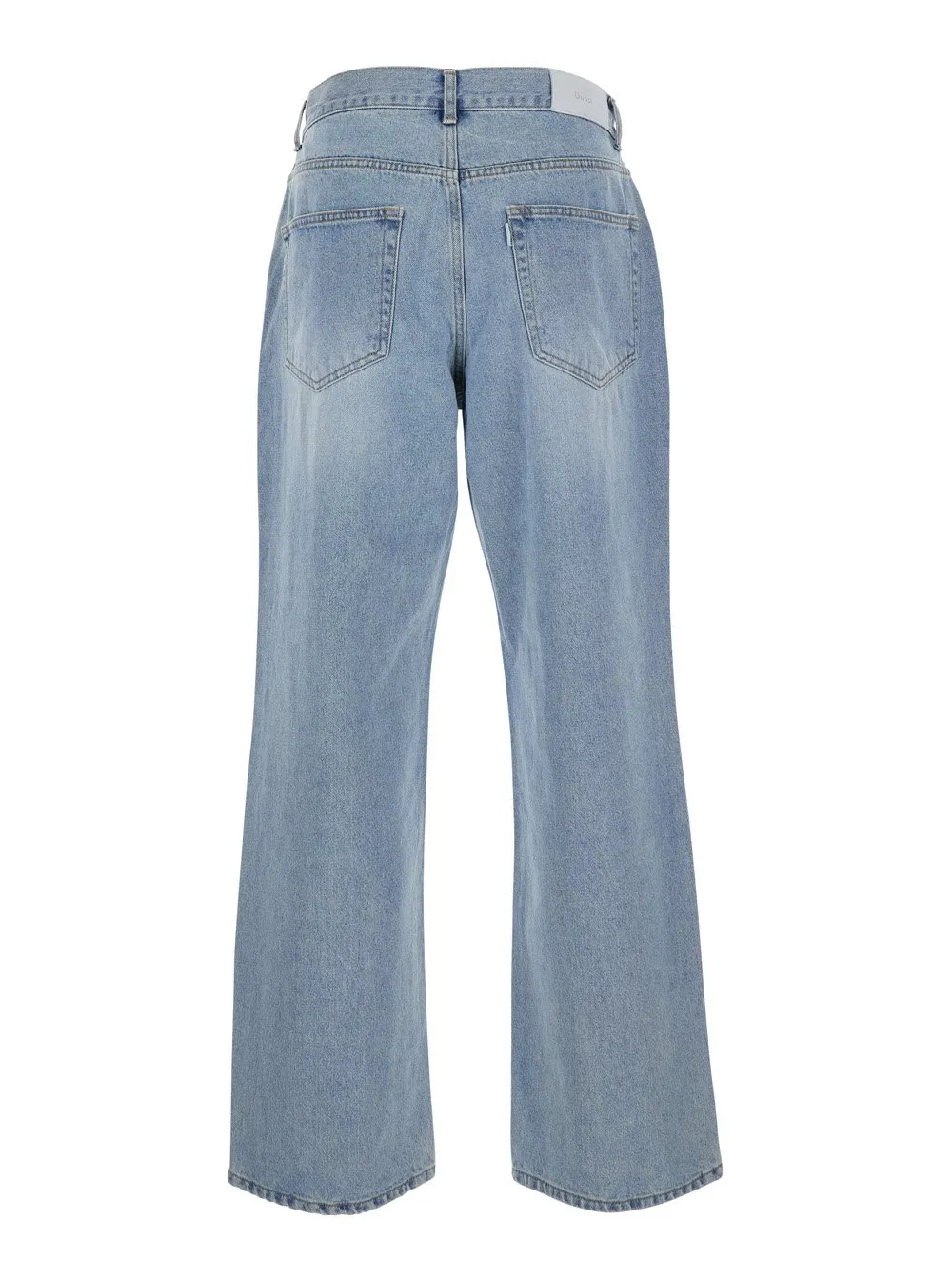 Dunst Five Pocket Logo Patch Jeans