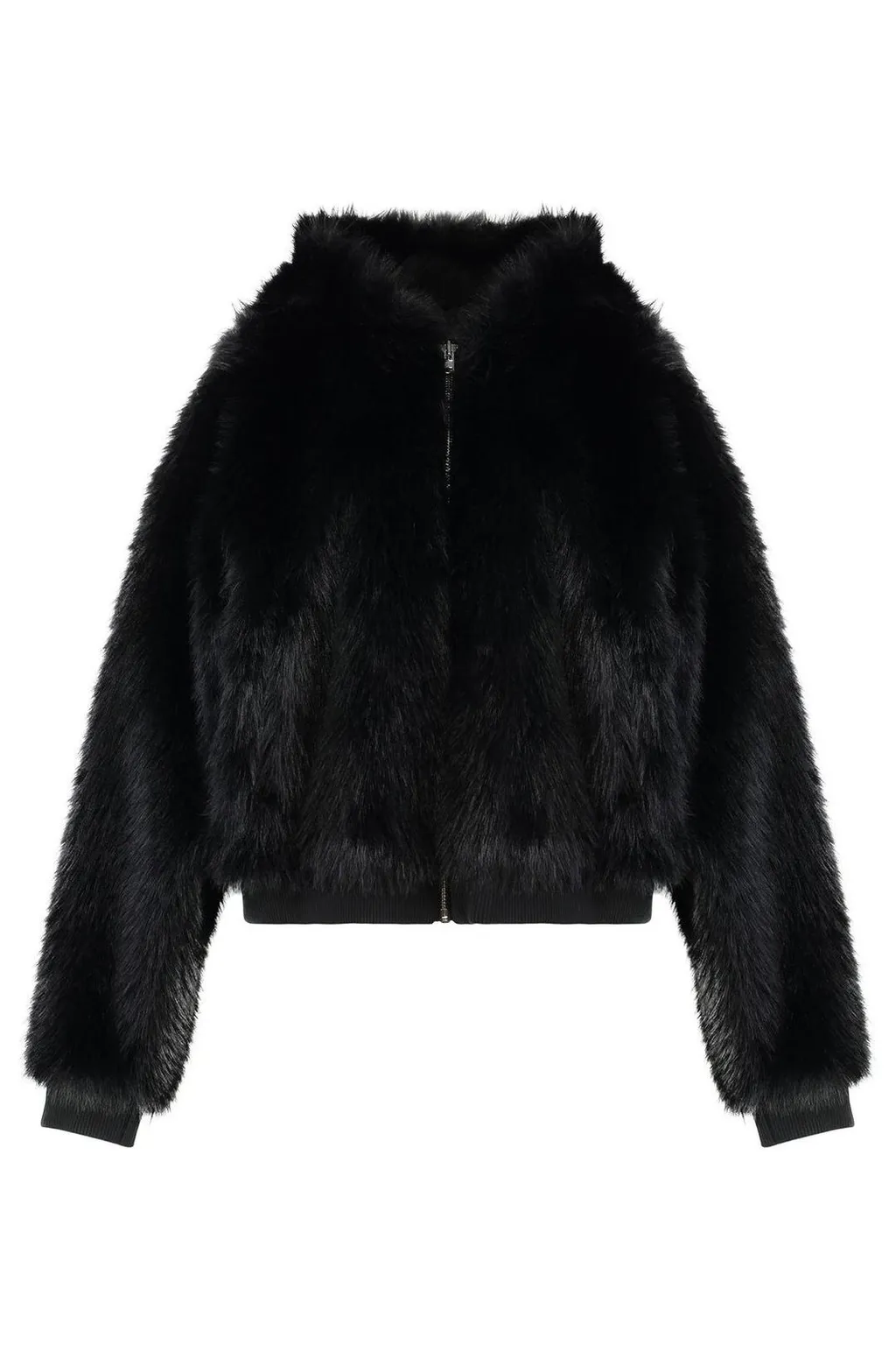 Ezr Hooded Faux Fur Jacket