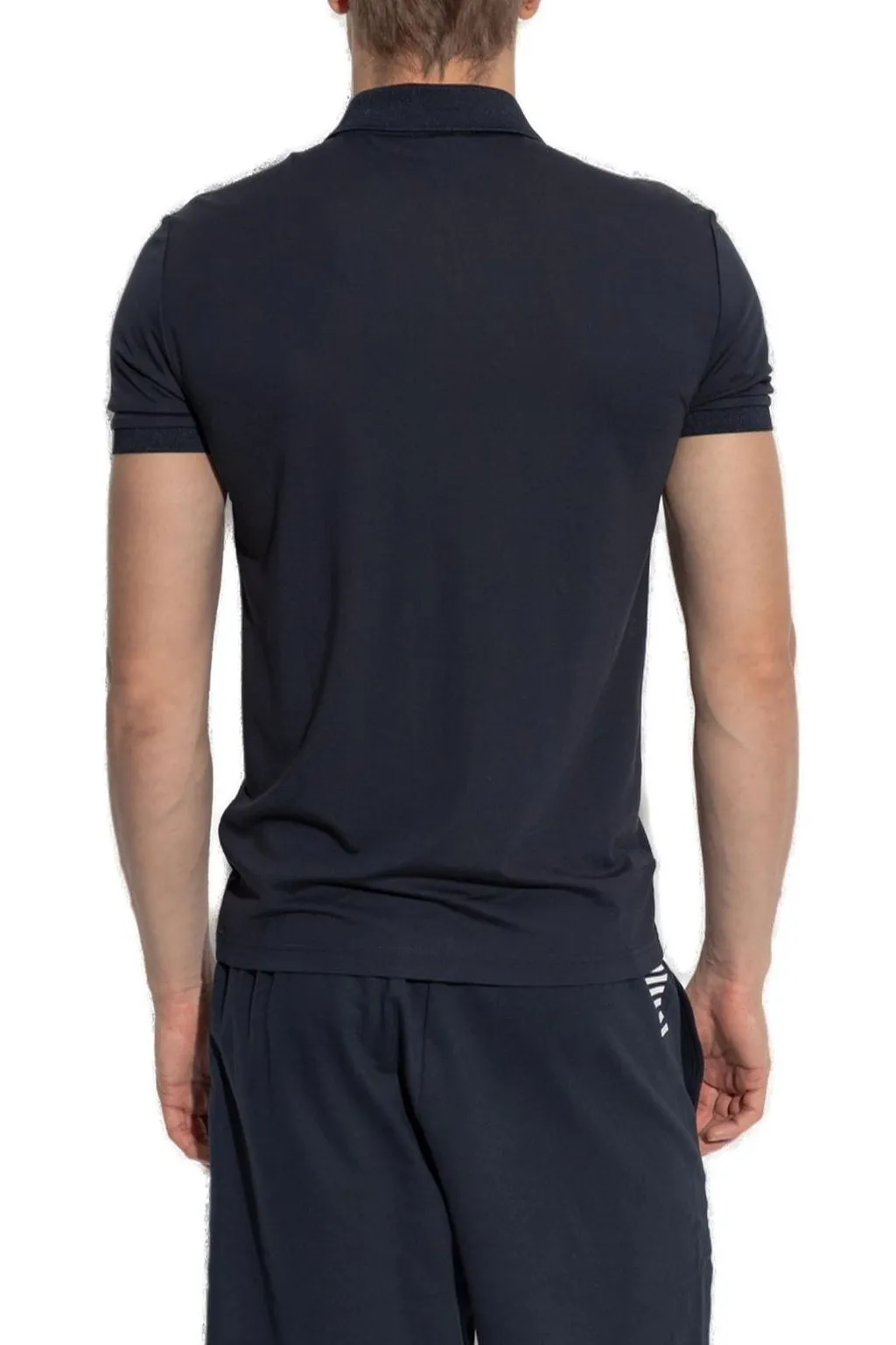 Ea7 Emporio Armani Logo Patch Polo Shirt