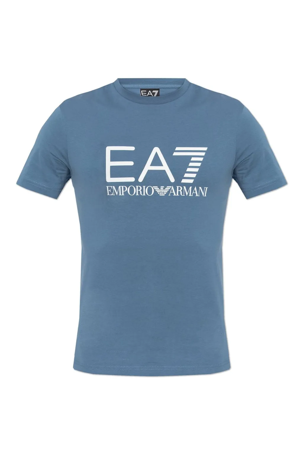 Ea7 Emporio Armani Logo Printed Crewneck T-Shirt