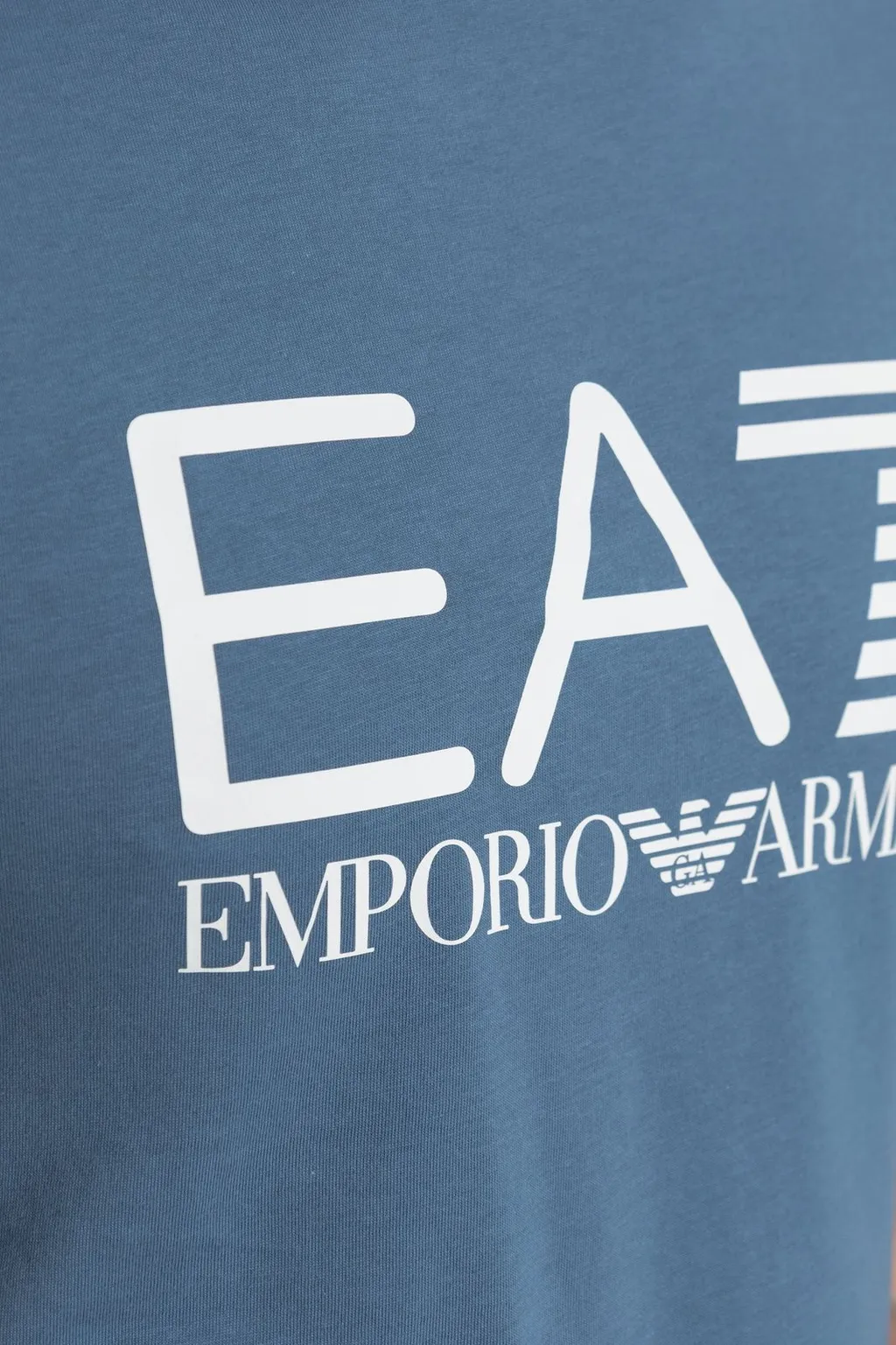 Ea7 Emporio Armani Logo Printed Crewneck T-Shirt