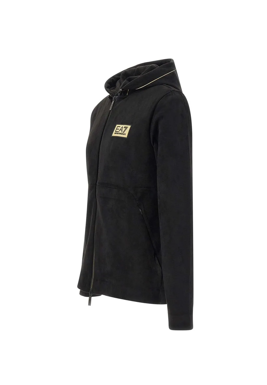 Ea7 Emporio Armani Chenille Zip-Up Hoodie