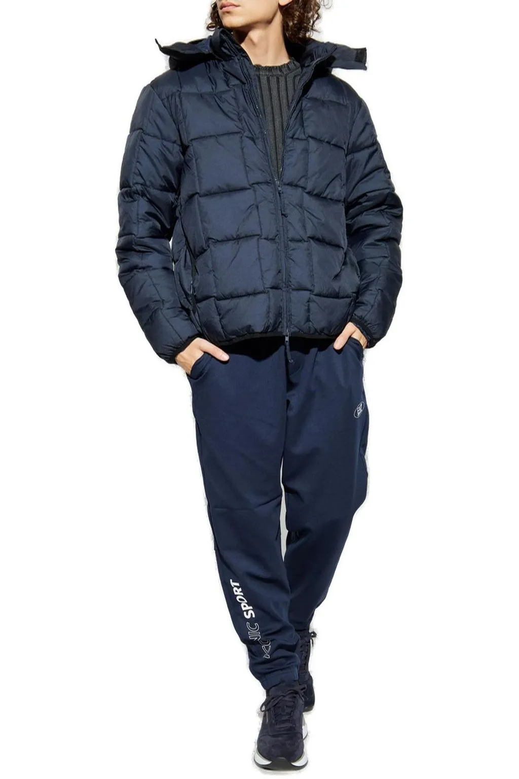 Ea7 Emporio Armani Padded Hooded Jacket